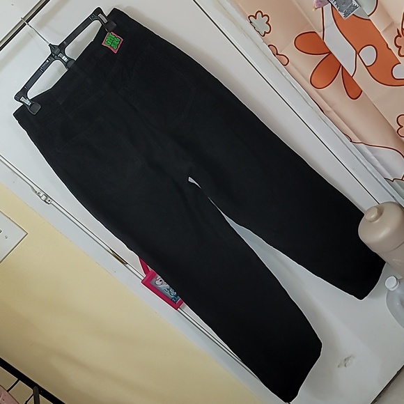 Empyre tori corduroy pants womens baggy y2k logo 90's relaxed fit cotton b31 - Picture 5 of 8